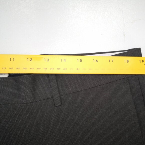 Dockers Men's Size 38/32 Charcoal Flat Front Straight Legs Dress Pants - Picture 12 of 14